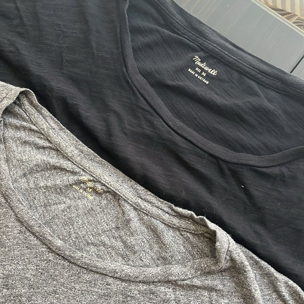 MADEWELL Soft Basic Staple Tee Bundle Round Neck … - image 2